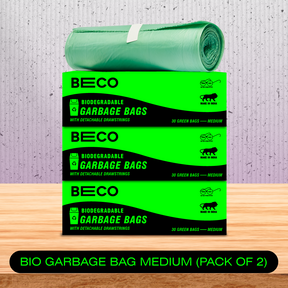 Biofriendly Garbage Bags - Medium - 30 bags/roll | Pack of 3