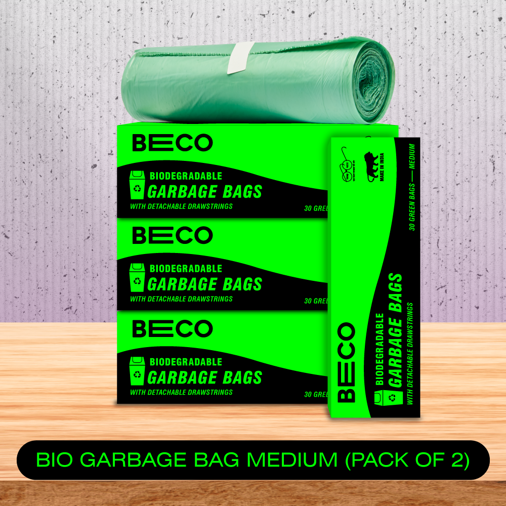 Biofriendly Garbage Bags - Medium - 30 bags/roll | Pack of 4