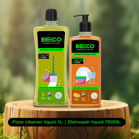 Natural Cleaner Combo - Dishwash & Floor Cleaner Liquid**