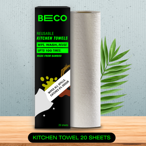 Reusable Bamboo Kitchen Towel - 20 Sheets_EMP