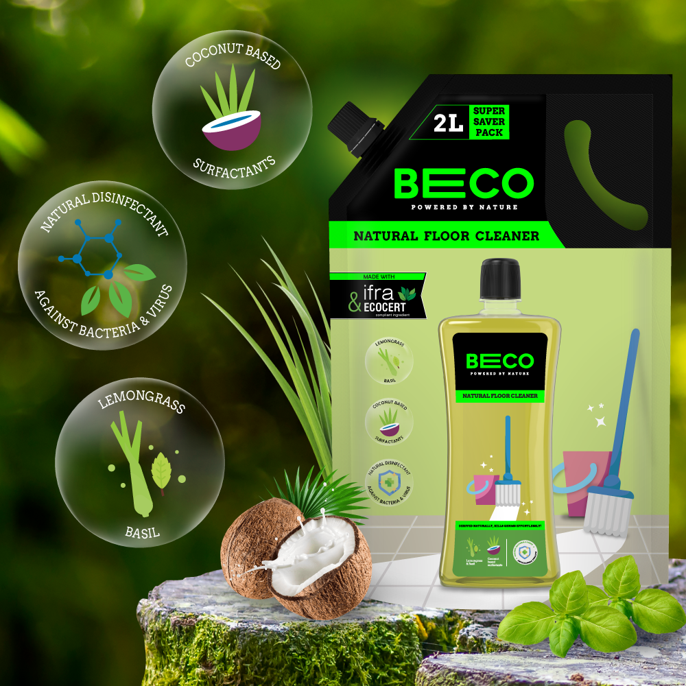 Natural Floor Cleaner Liquid Refill - 2 litre_EMP