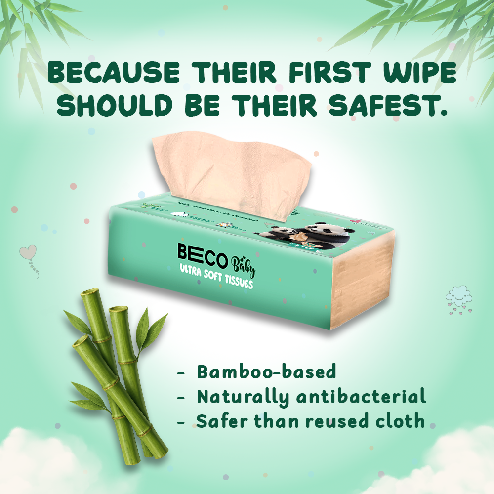 Ultra Soft Baby Tissues - 3 ply 100 Pulls Pack of 3