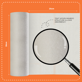 Reusable Bamboo Kitchen Towel - 20 Sheets_EMP