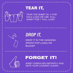 Laundry Detergent Sheets - 30 Sheets