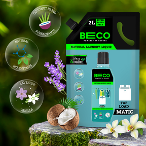 Natural Laundry Cleaner Liquid Refill | Top Load - 2 litre_EMP