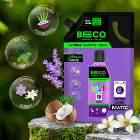 Natural Laundry Cleaner Liquid Refill | Front Load - 2 litre_EMP