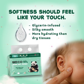 Ultra Soft Baby Tissues - 3 ply 100 Pulls Pack of 3_