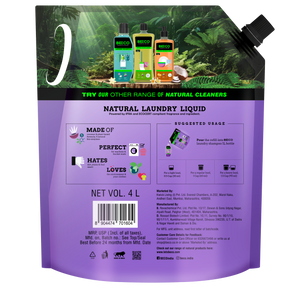 Beco Laundry Cleaner Liquid Shampoo Front Load 4 Ltr Refill