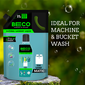 Natural Laundry Cleaner Liquid Refill | Top Load - 2 litre_EMP