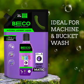 Natural Laundry Cleaner Liquid Refill | Front Load - 2 litre_EMP