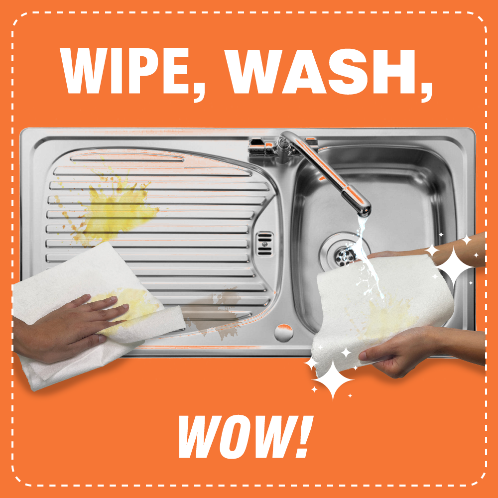 Reusable Bamboo Kitchen Towel - 3 Sheets