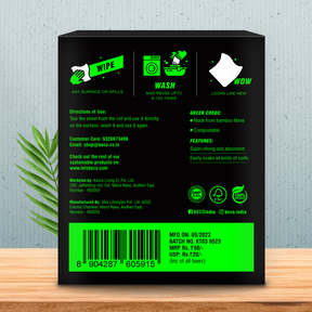 Reusable Bamboo Kitchen Towel - 3 Sheets