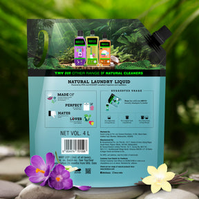 Beco Laundry Cleaner Liquid Shampoo Top Load 4 Ltr Refill