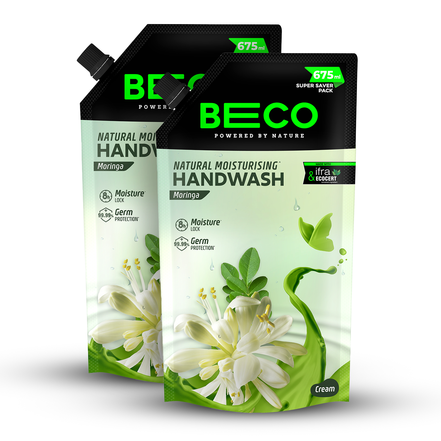 Natural Moisturising Handwash Moringa - 675 ml