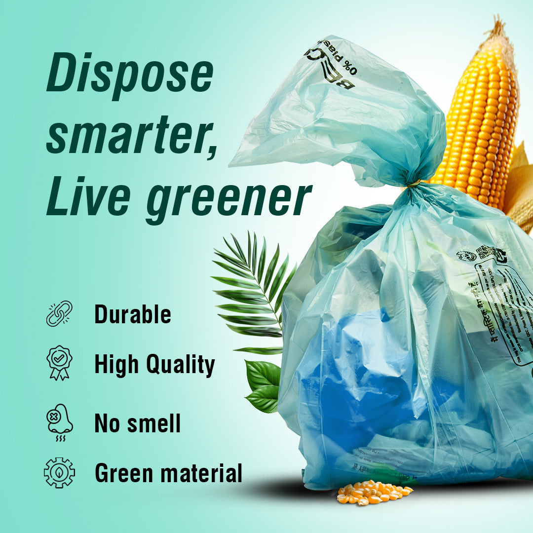 Compostable Garbage Bags medium - Blue