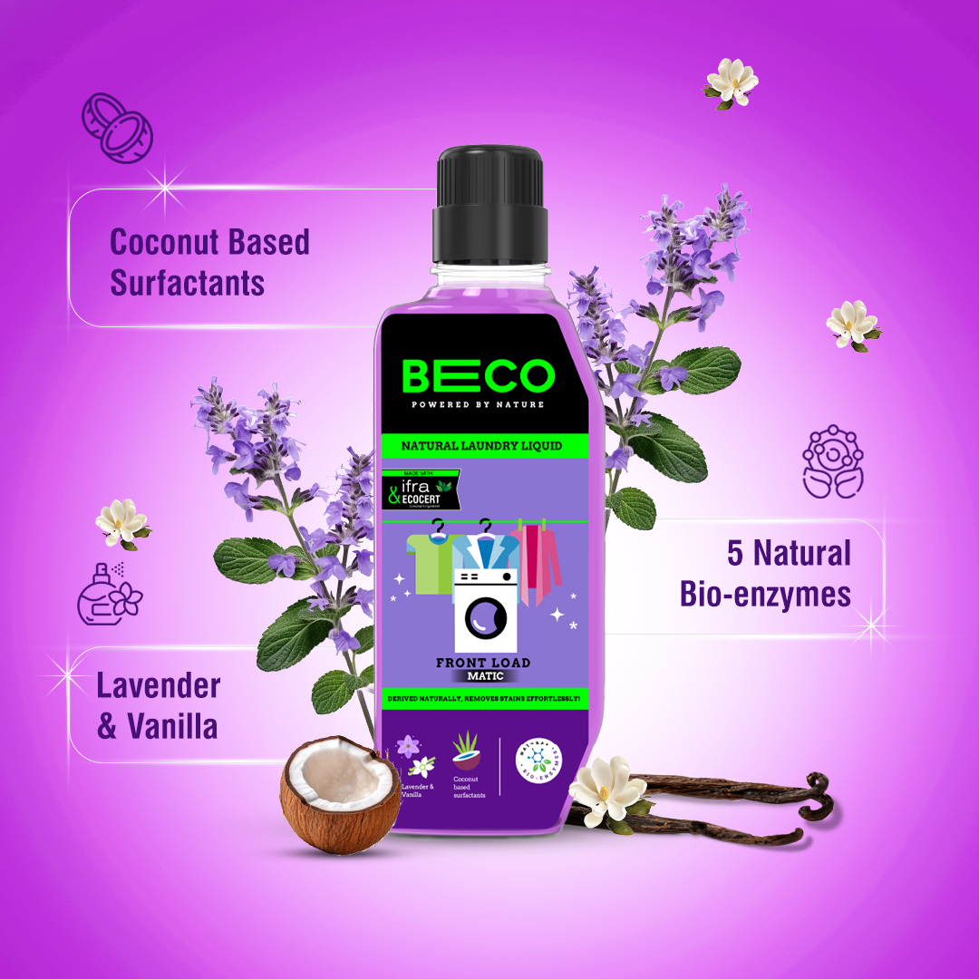 Natural Laundry Cleaner Liquid | Front Load - 960 ml_