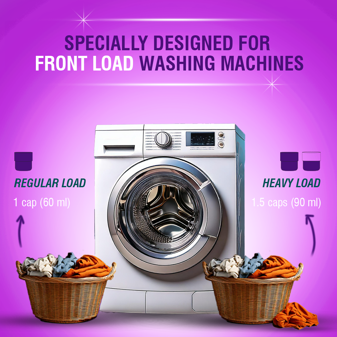 Natural Laundry Cleaner Liquid | Front Load - 960 ml_