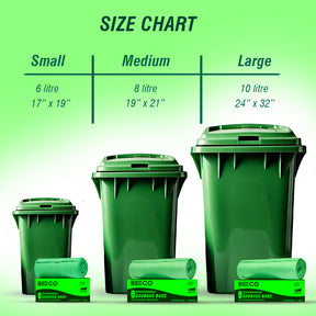 Biofriendly Garbage Bags - Large - 15 bags/roll