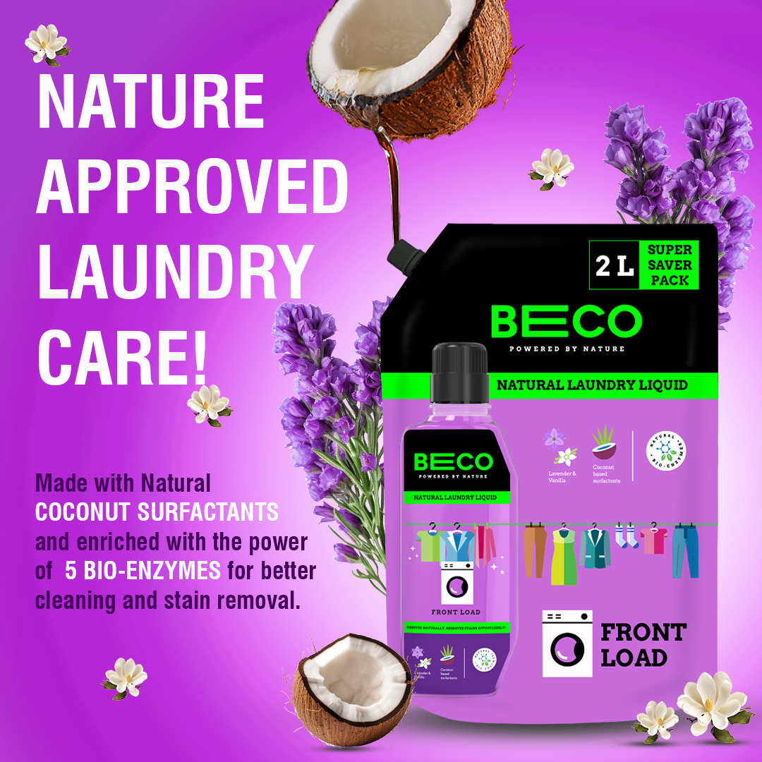 Natural Laundry Cleaner Liquid | Front Load - 960 ml_