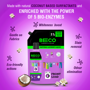 Natural Laundry Cleaner Liquid | Front Load - 960 ml_