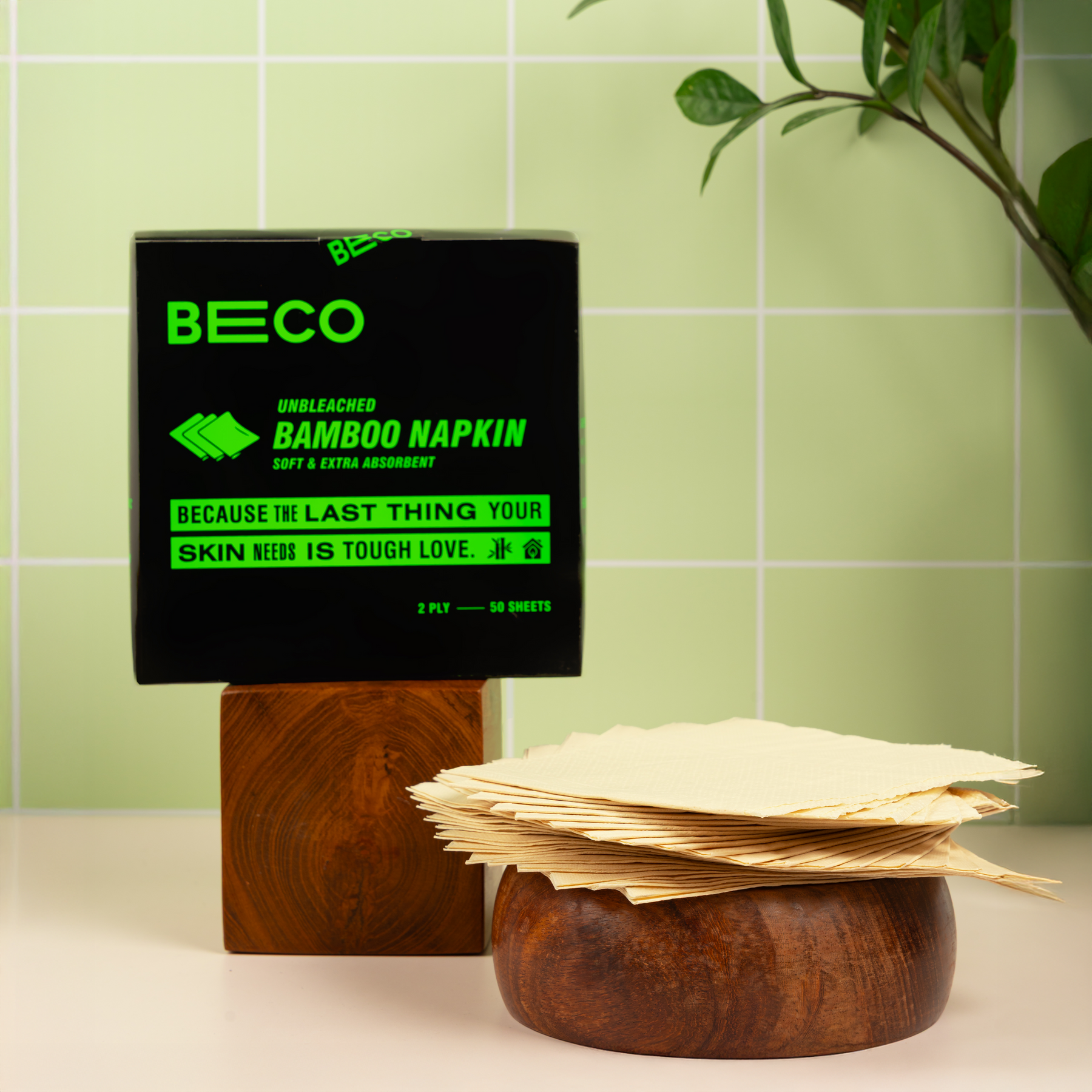 Bamboo Serving Napkins - 50 sheets