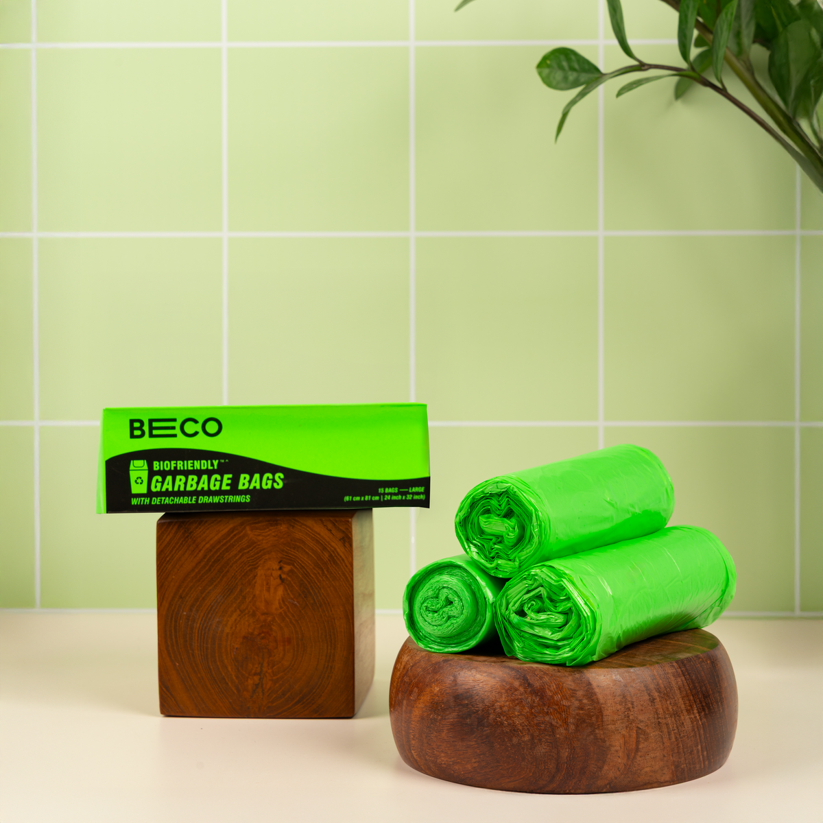 Biofriendly Garbage Bags - Large - 15 bags/roll