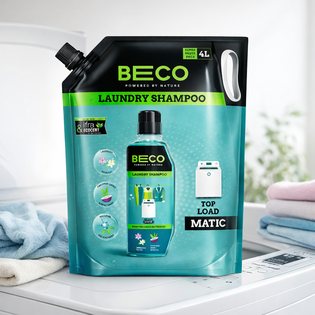 Beco Laundry Cleaner Liquid Shampoo Top Load 4 Ltr Refill