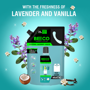 Natural Laundry Cleaner Liquid Refill | Top Load - 2 litre