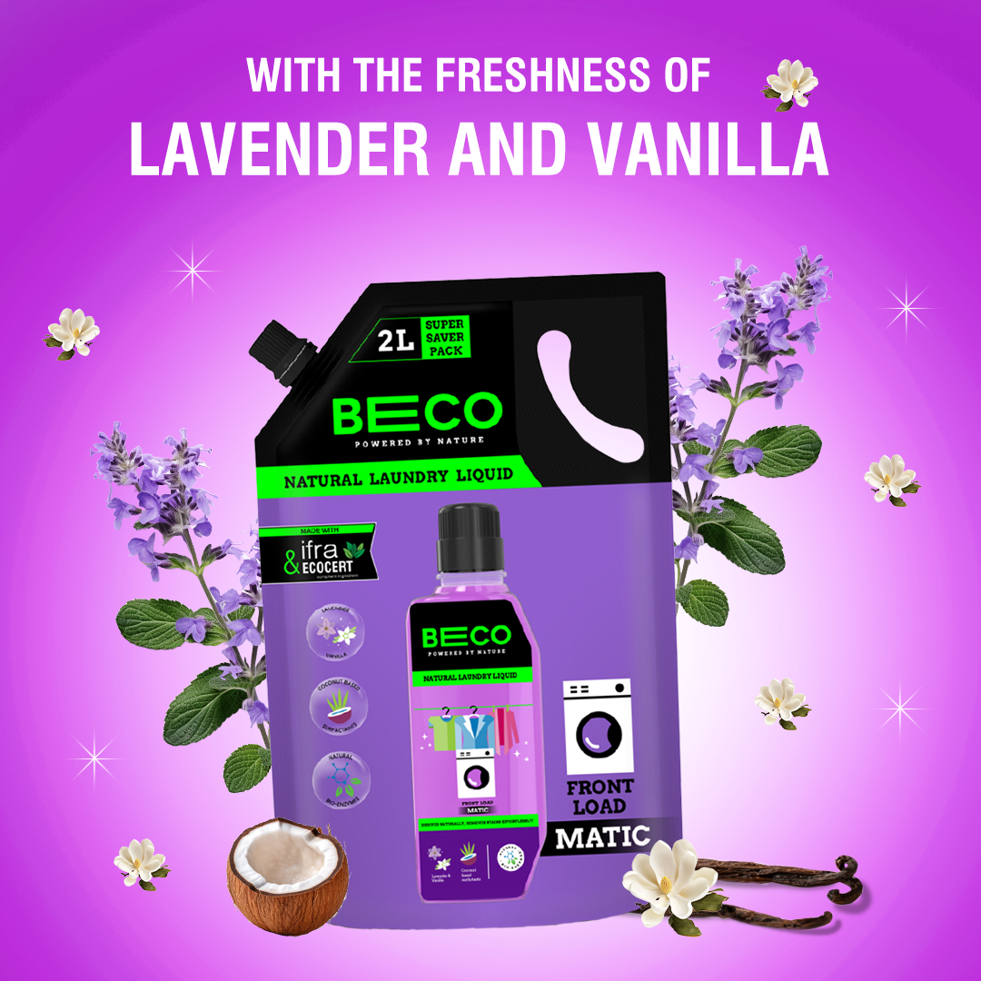 Natural Laundry Cleaner Liquid Refill | Front Load - 2 litre!