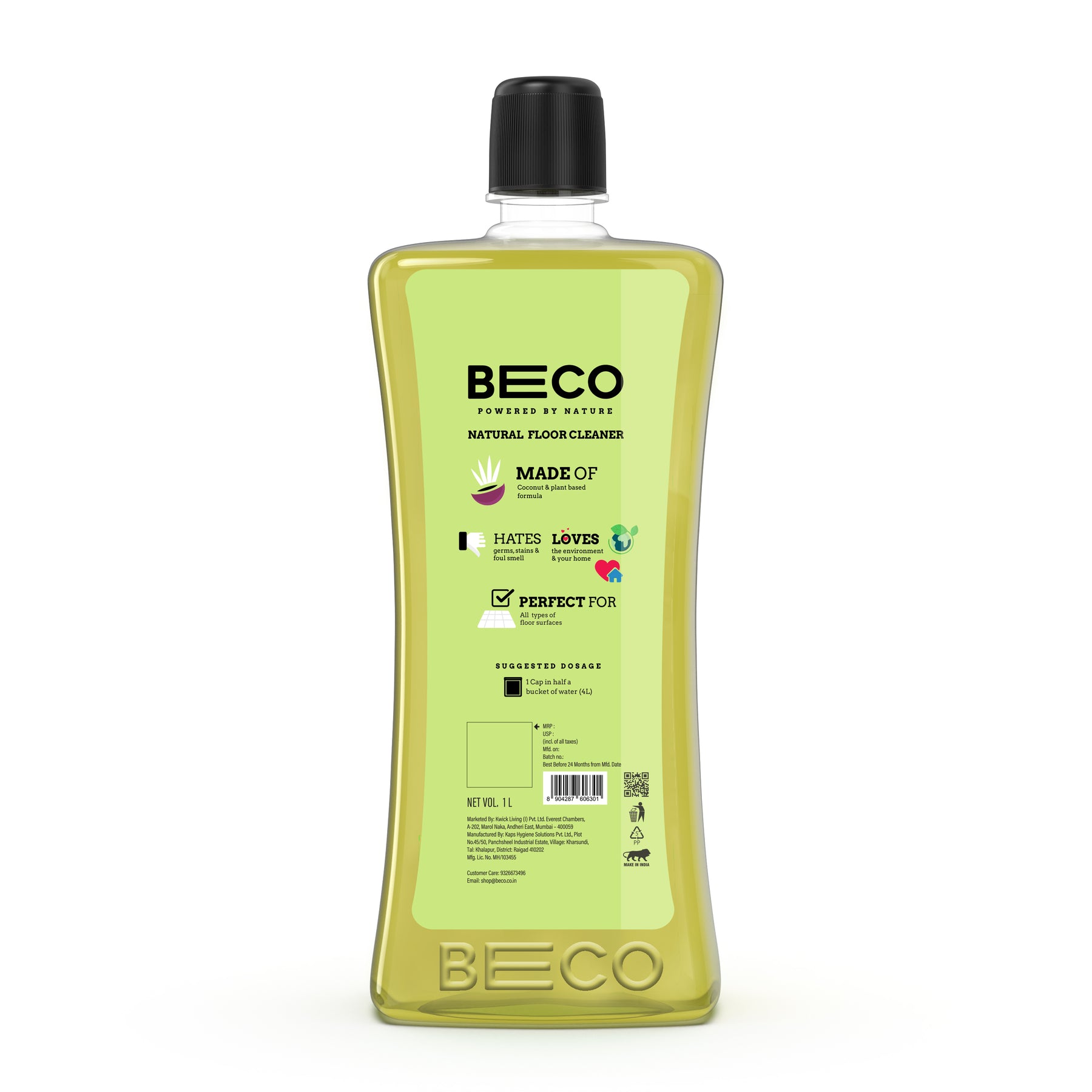 Natural Floor Cleaner Liquid - 1 litre_