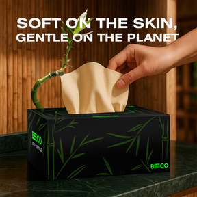 Bamboo Facial Tissue 100 Pulls 3ply_