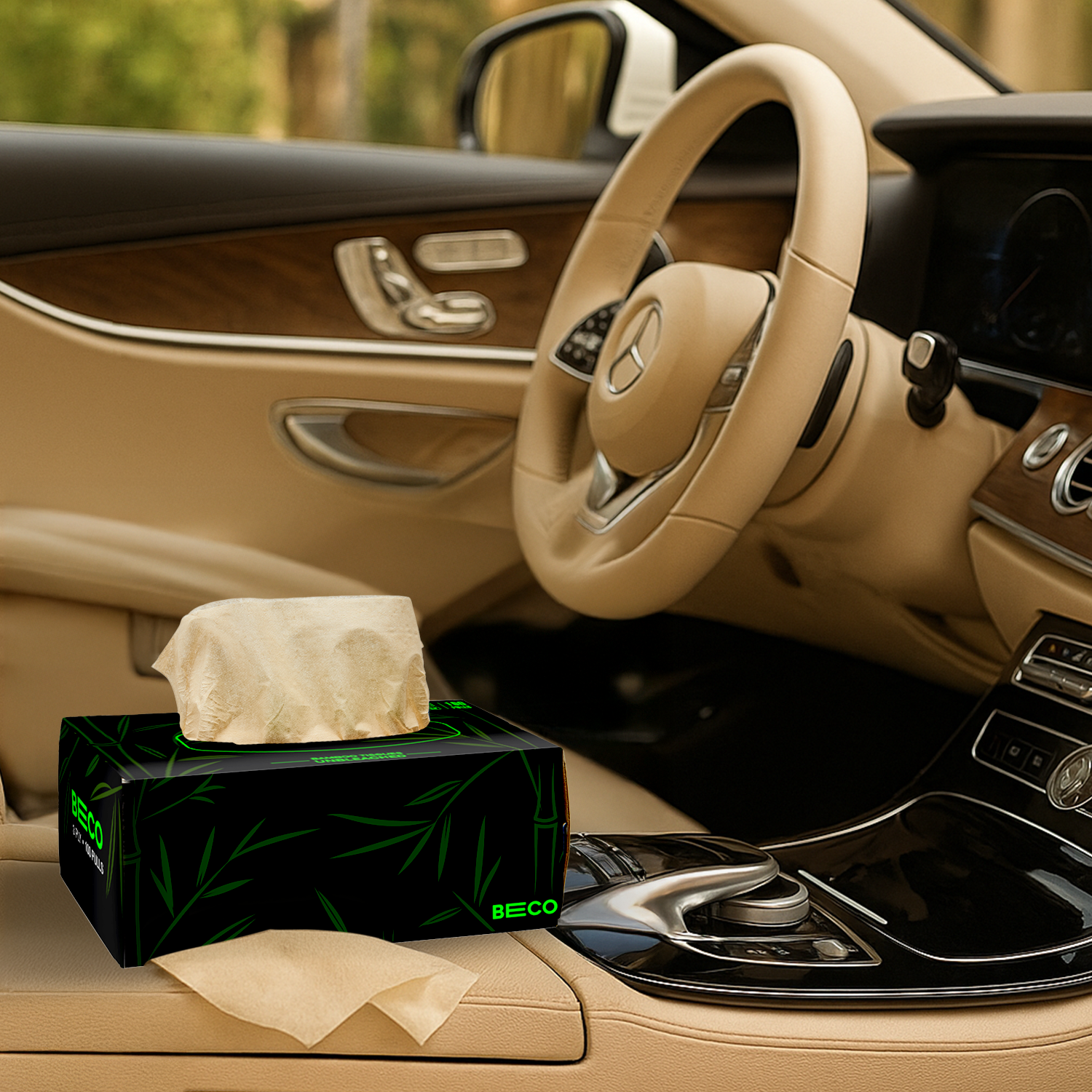 Bamboo Facial Tissue 100 Pulls 3ply