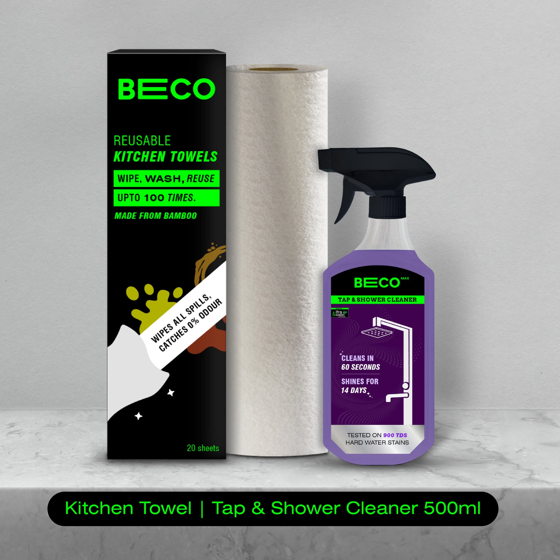 Swipe and shine limescale combo