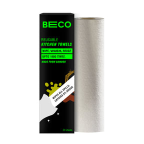 Reusable Bamboo Kitchen Towel - 20 Sheets