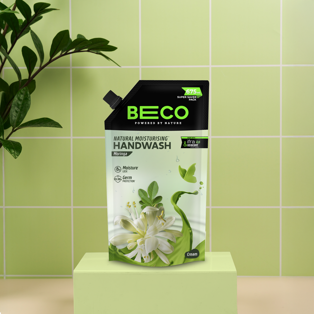 Natural Moisturising Handwash Moringa - 675 ml