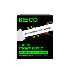 Reusable Bamboo Kitchen Towel - 3 Sheets