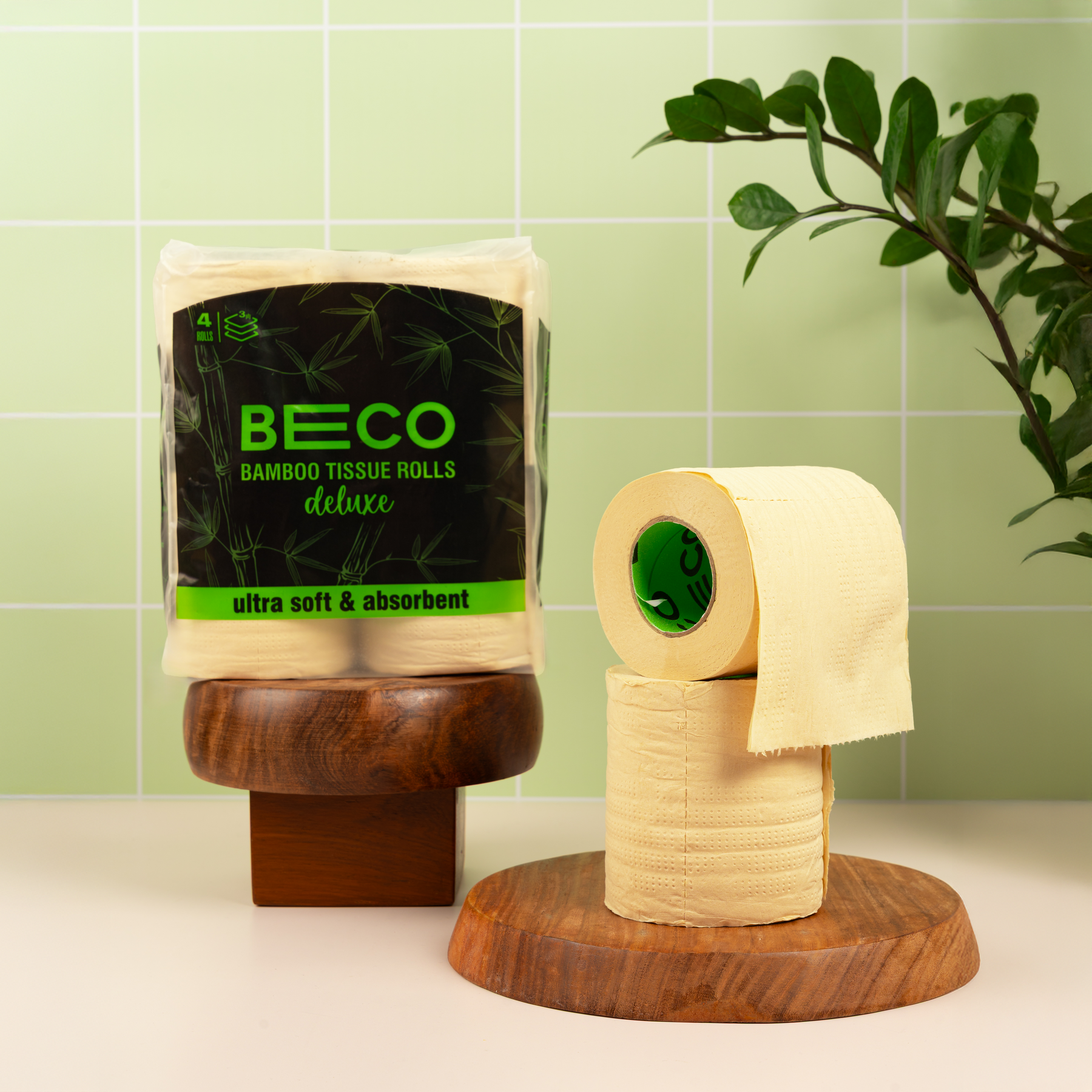 Bamboo Toilet Paper - 220 pulls | Pack of 4