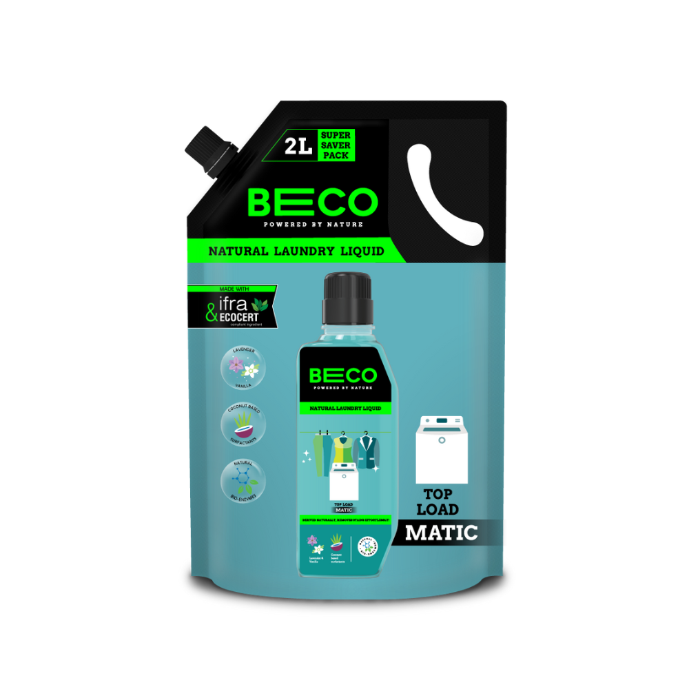 Natural Laundry Cleaner Liquid Refill | Top Load - 2 litre
