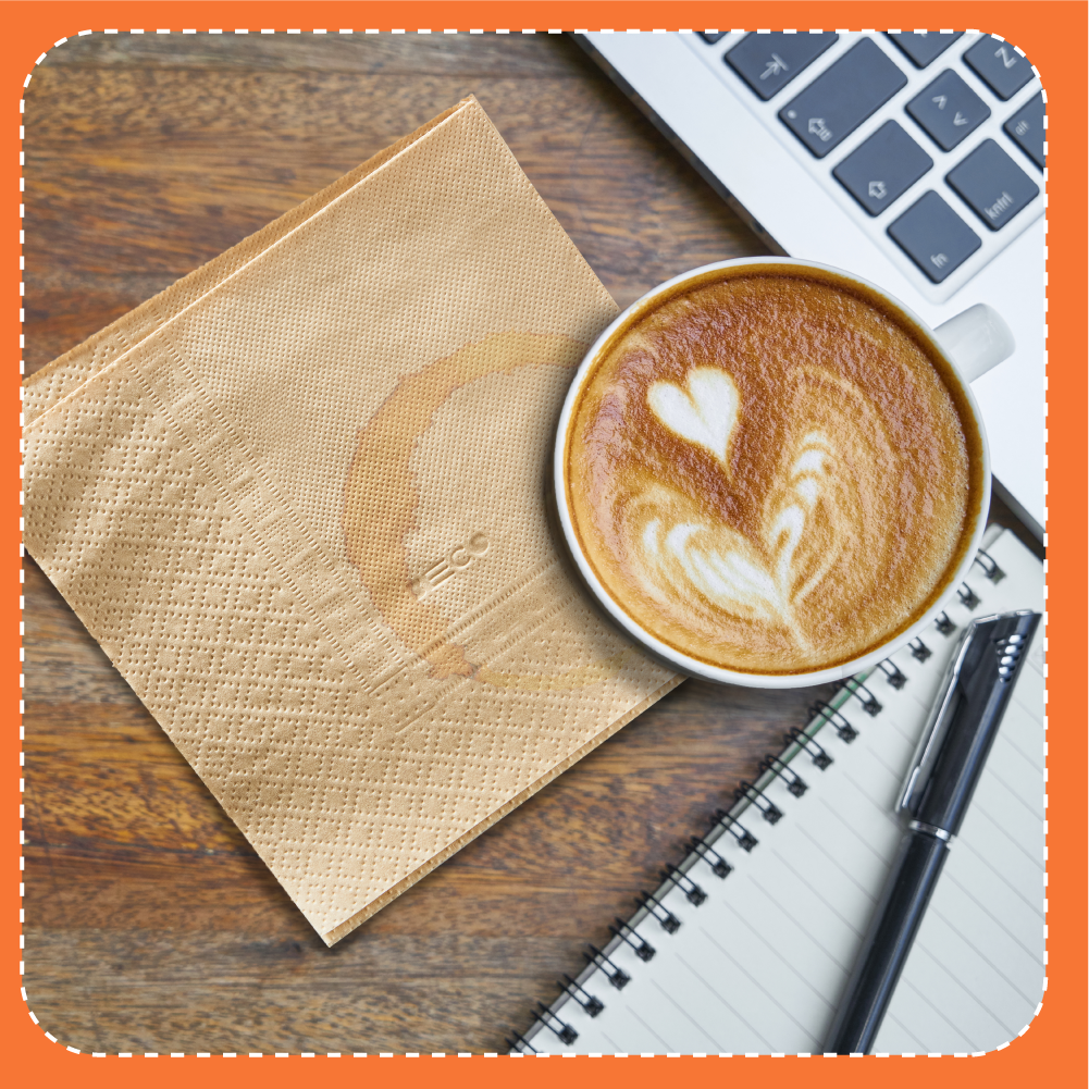 Bamboo Serving Napkins - 100 pulls