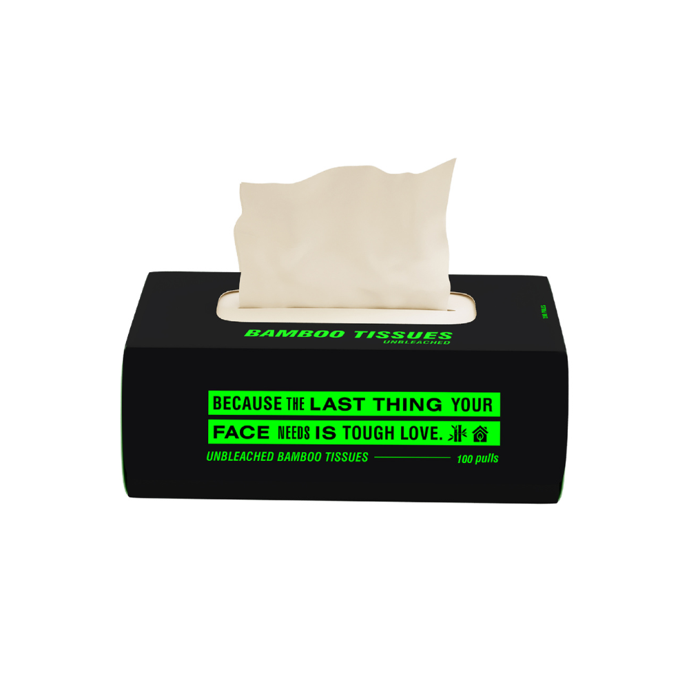 Bamboo Facial Tissues - 100 pulls 2ply